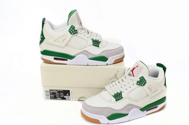 One Kick DR5415-103 Retro Green Jordan SB 4 Pine 0707